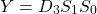\[  Y = D_3{S_1}{S_0} \]
