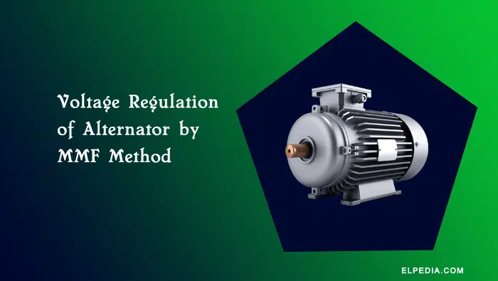Regulation of alternator by MMF method