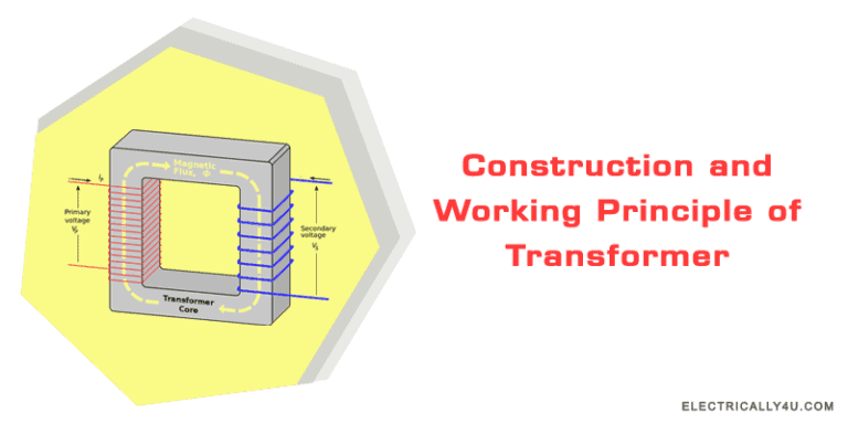 Construction of Transformer and its working Principle