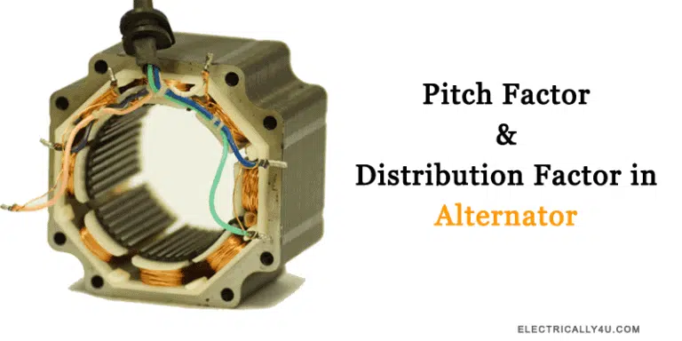 Pitch factor and distribution factor
