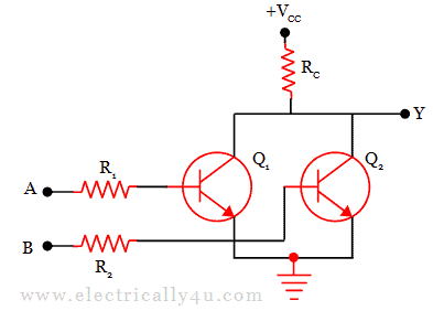 2-input RTL NOR gate
