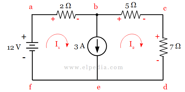 mesh analysis problem 3_1