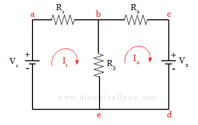 Steps to solve mesh analysis method _2
