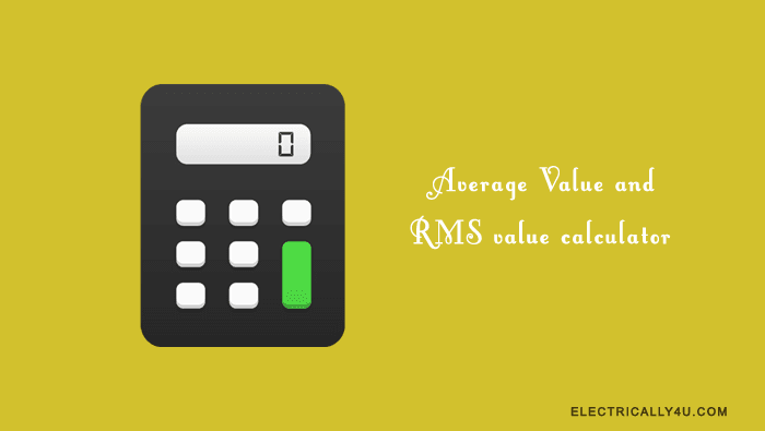 RMS voltage calculator