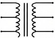 Three phase transformer