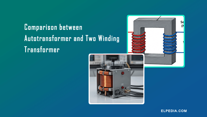 Autotransformer and two winding transformer